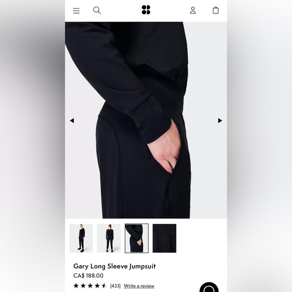 Sweaty Betty Gary Long Sleeve Jumpsuit - Picture 3 of 10